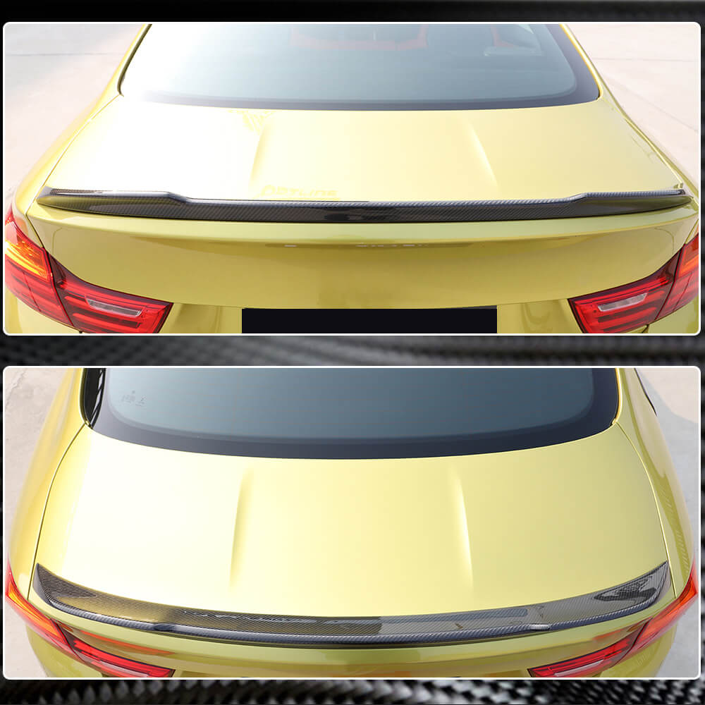 Rear Trunk Spoiler Carbon Fiber V6 (for F82) for BMW 4 series F-32 2012-2020 - image 4