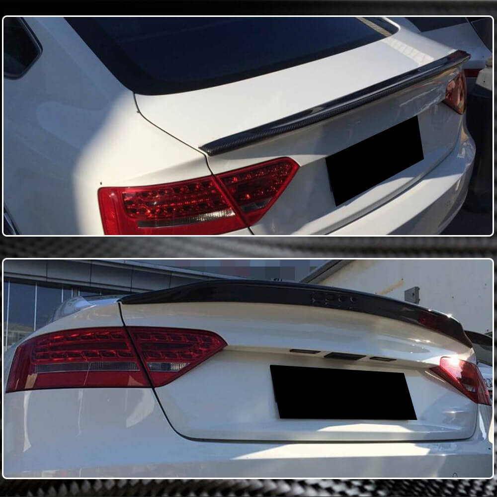 Spoiler V2 (for Sportback, Carbon) for Audi A5 2007-2015 - image 4