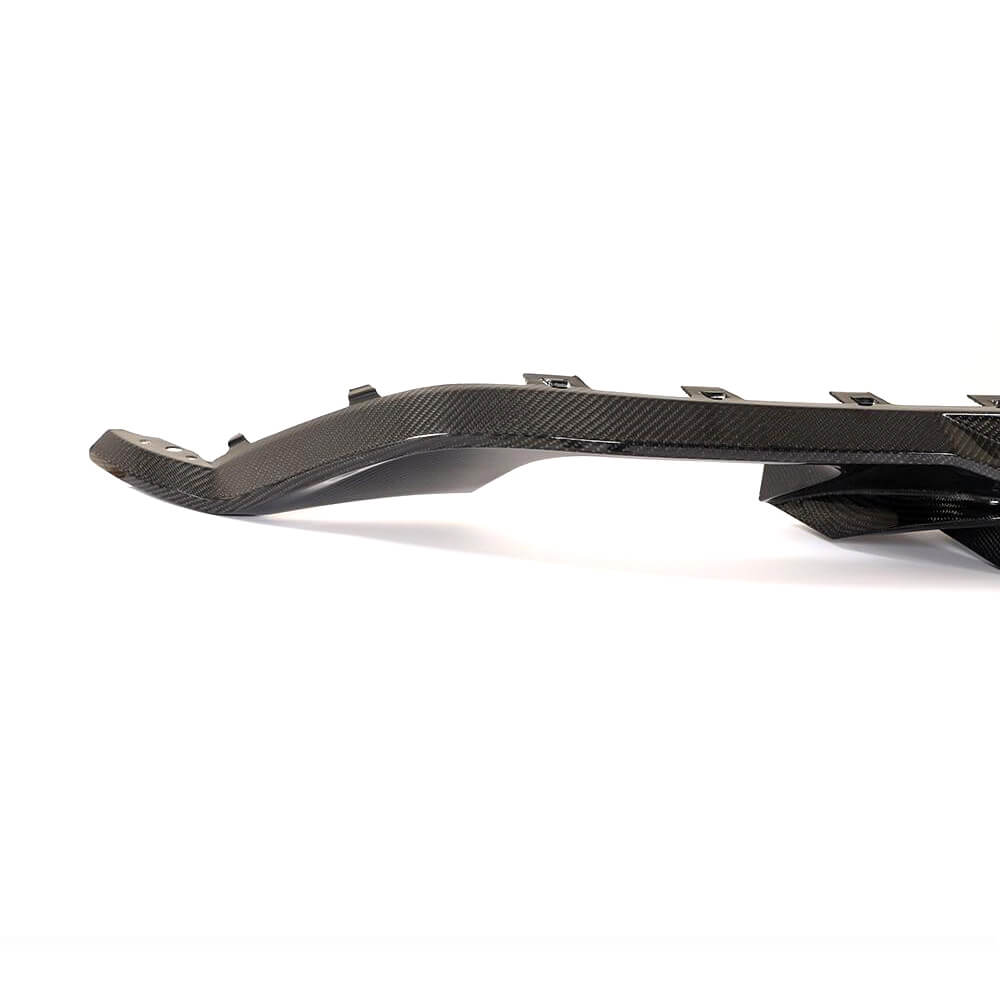 Rear Bumper Diffuser (for Base/GTI HB 2017-2020, Carbon) for Volkswagen Golf 7/E-Golf 2012-2020 - image 4