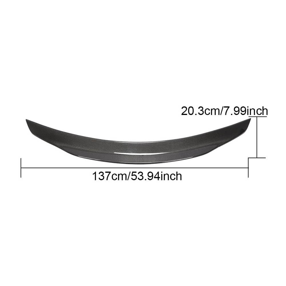 Spoiler V1 (for 2011-2020, Carbon) for Mercedes SLK R172 2011-2016 - image 4