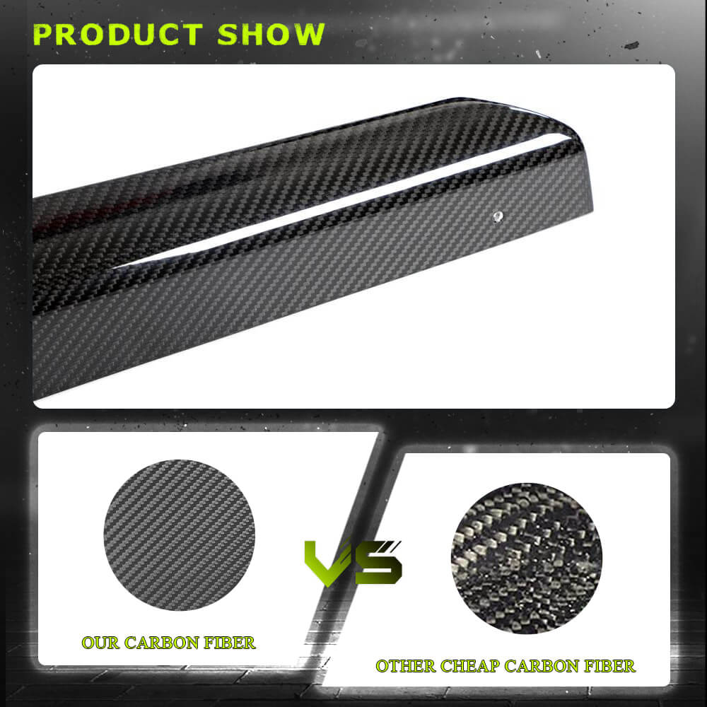 Side Skirt Extensions V2 (for G87, Carbon) for BMW 2 Series G42 2021- - image 4