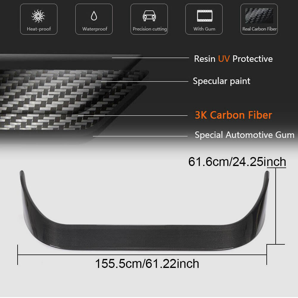 Rear Trunk Spoiler Carbon Fiber V2 for BMW Z4 (G29) 2018- - image 4