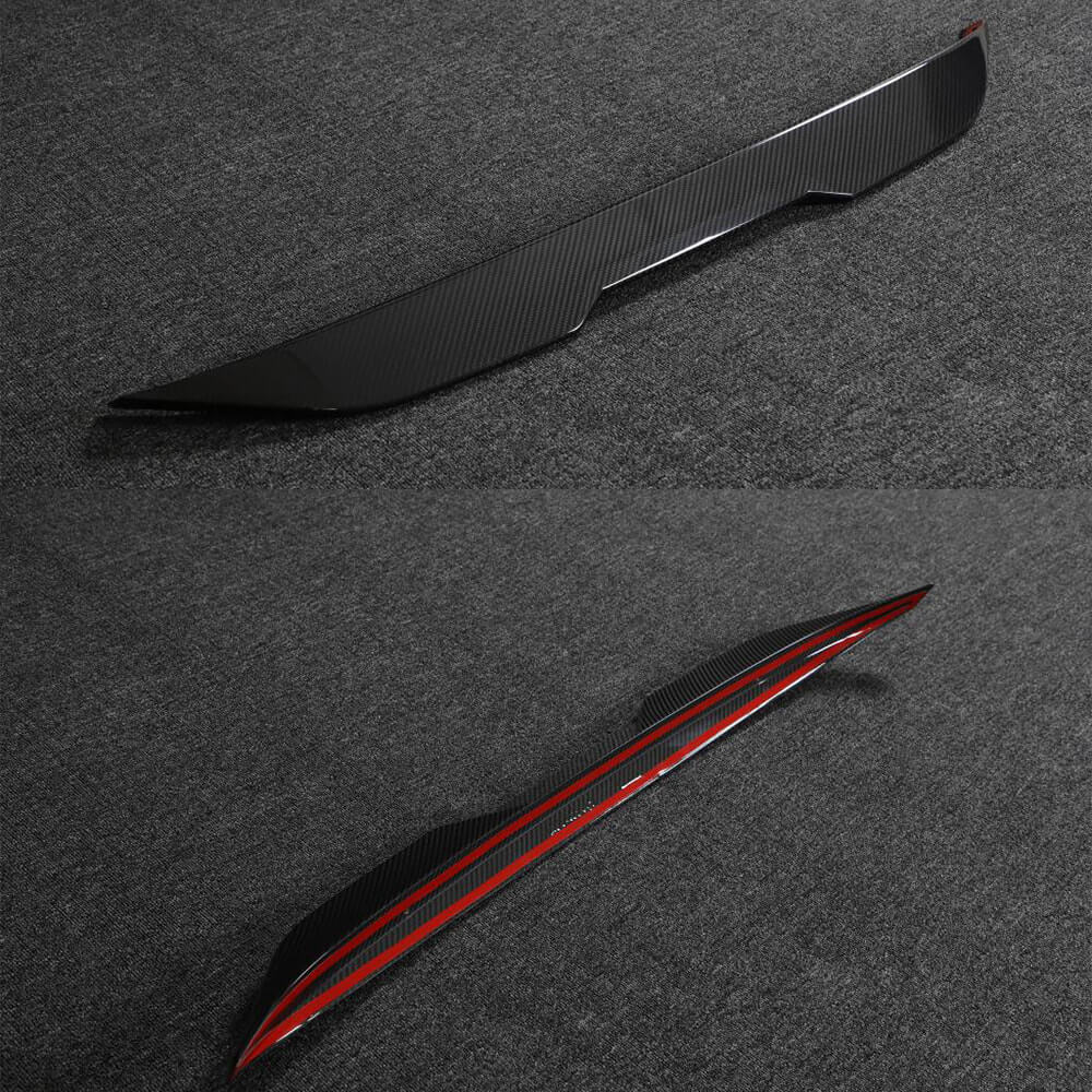 Rear Trunk Spoiler Carbon Fiber V1 for BMW 2 Series G42 2021- - image 4