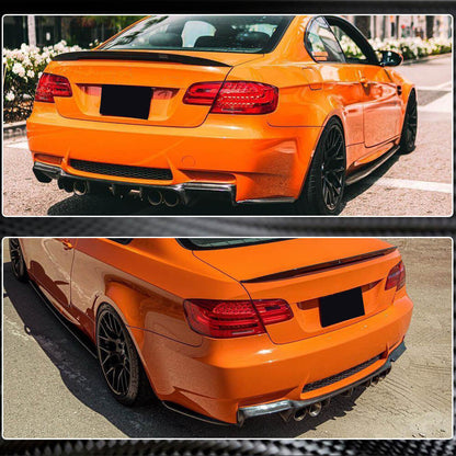 Rear Bumper Diffuser Carbon Fiber V4 (for E92/E93 M3) for BMW 3 series E-90/91/92/93 2005-2011 - image 4
