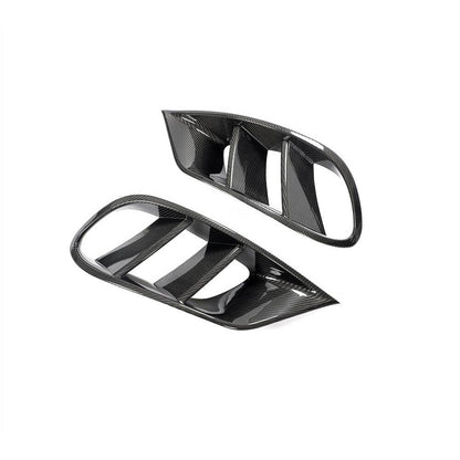 Front bumper inserts (for AMG-Line 2015-2018, dry carbon) for Mercedes S-class C217 Coupe 2014-2020 - image 4