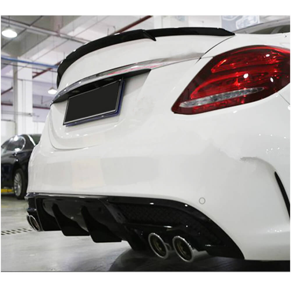 Spoiler V9 (for SD 2015-2019, Carbon) for Mercedes C-сlass W205 2014-2021 - image 4