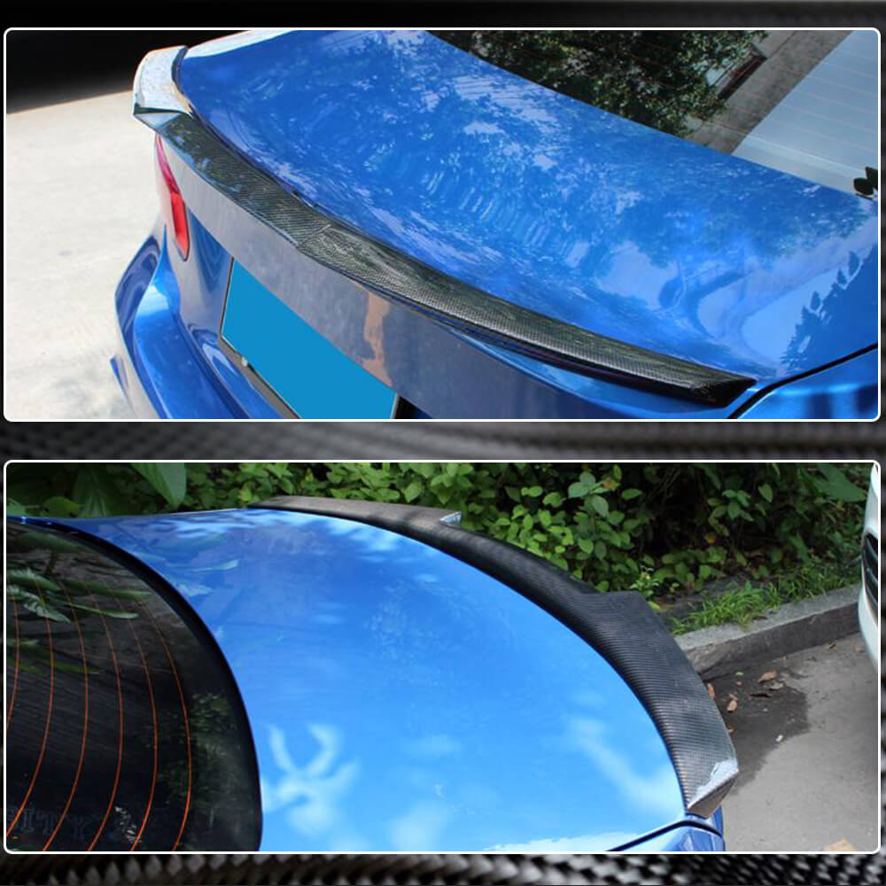 M4-Style V1 Spoiler (for F30/F80, Carbon) for BMW 3 Series F-30/31/34 2012-2019 - image 4