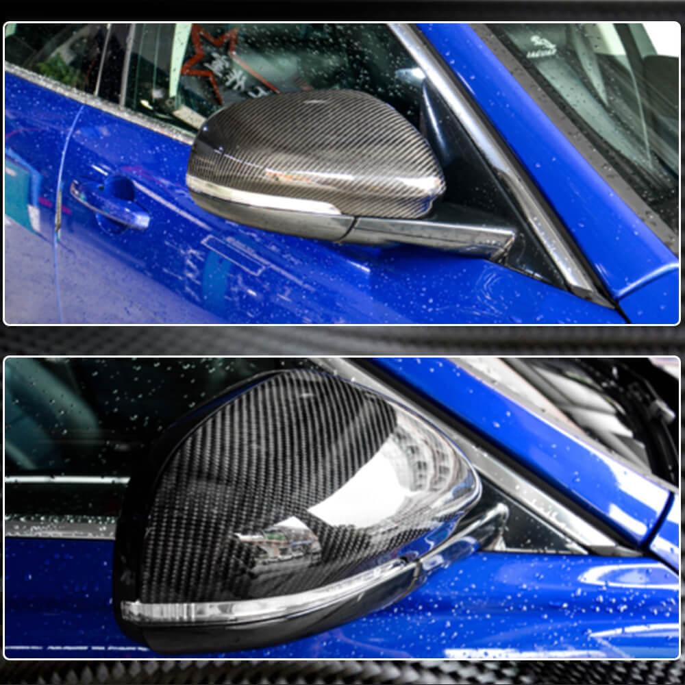 Mirror covers V1 (2015-2019, Carbon) for Jaguar XE 2015- - image 4