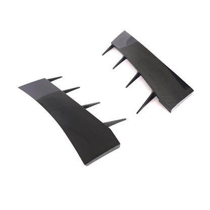 Front bumper extensions V2 (2015-2020, Carbon) for Audi R8 2015- - image 4