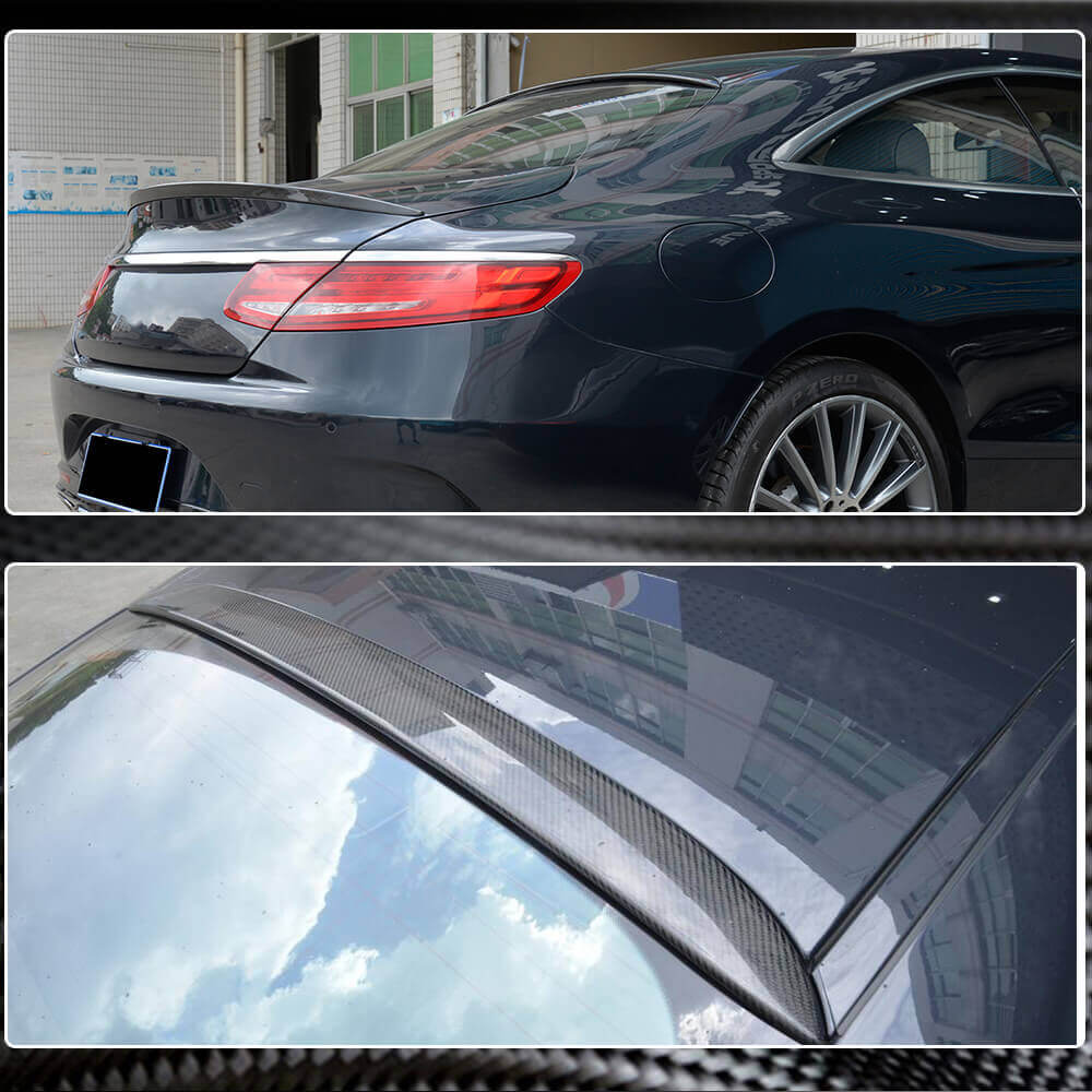 Spoiler V2 (Coupe, Carbon) for Mercedes S-class C217 Coupe 2014-2020 - image 4