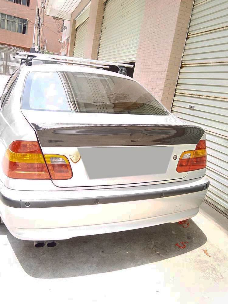 Rear Trunk Spoiler Carbon Fiber V1 (SD) for BMW 3 series E-46 1998-2006 - image 4
