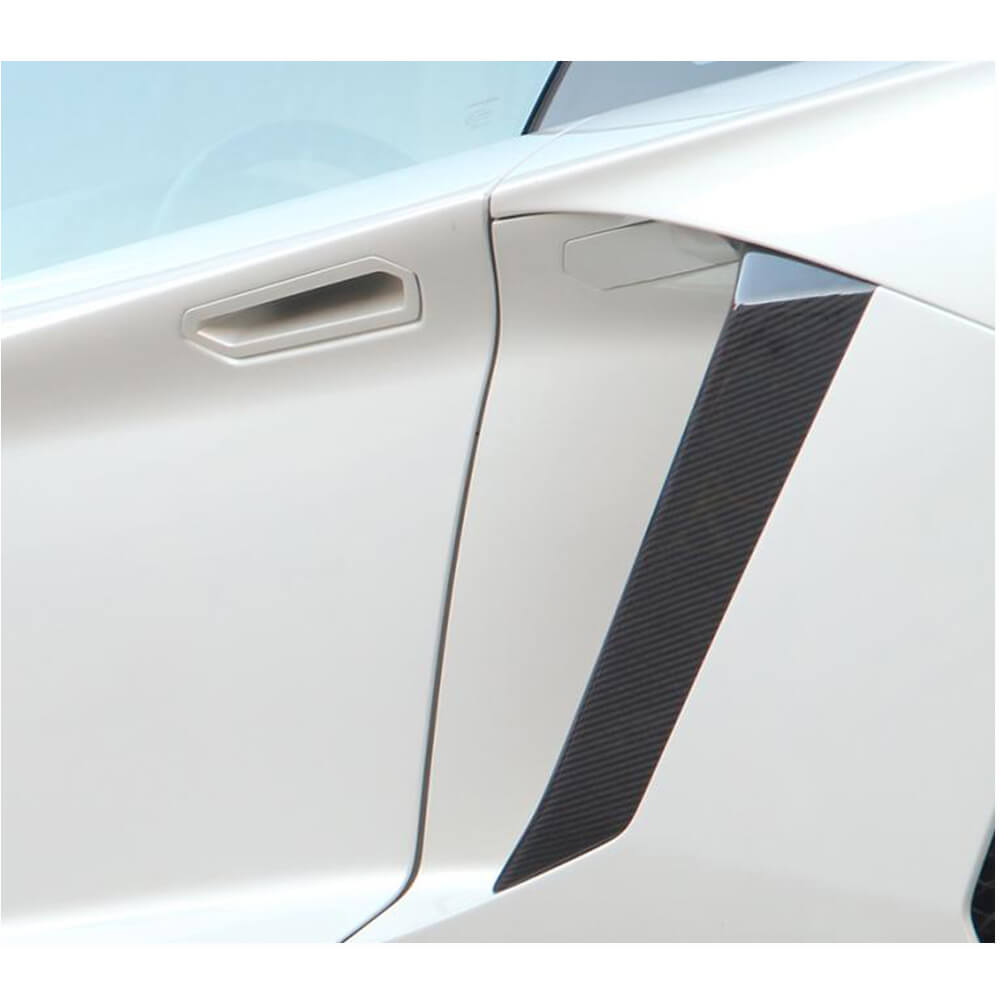 Side Skirt Extensions (Carbon) for Lamborghini Aventador 2011-2022 - image 4