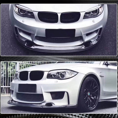 Front Bumper Lip Carbon Fiber V1 (for 1M E82) for BMW 1 series E81/82/87/88 2004-2011 - image 4