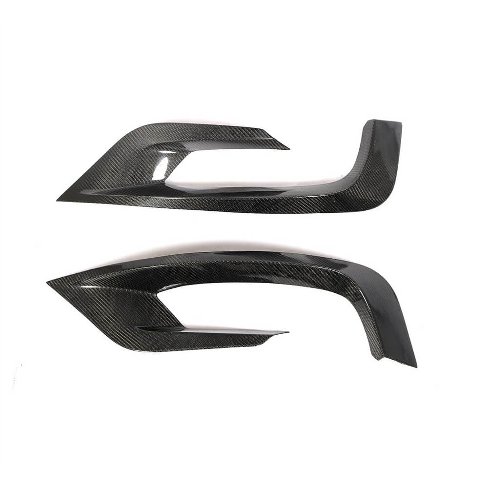 Covers on the front bumper (for AMG-Line 2014-2017, Carbon) for Mercedes S-class W222 - image 4