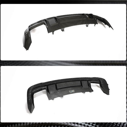 Rear Bumper Diffuser V1 (for S-Line, Carbon) for Audi A4 B10 2024- - image 4