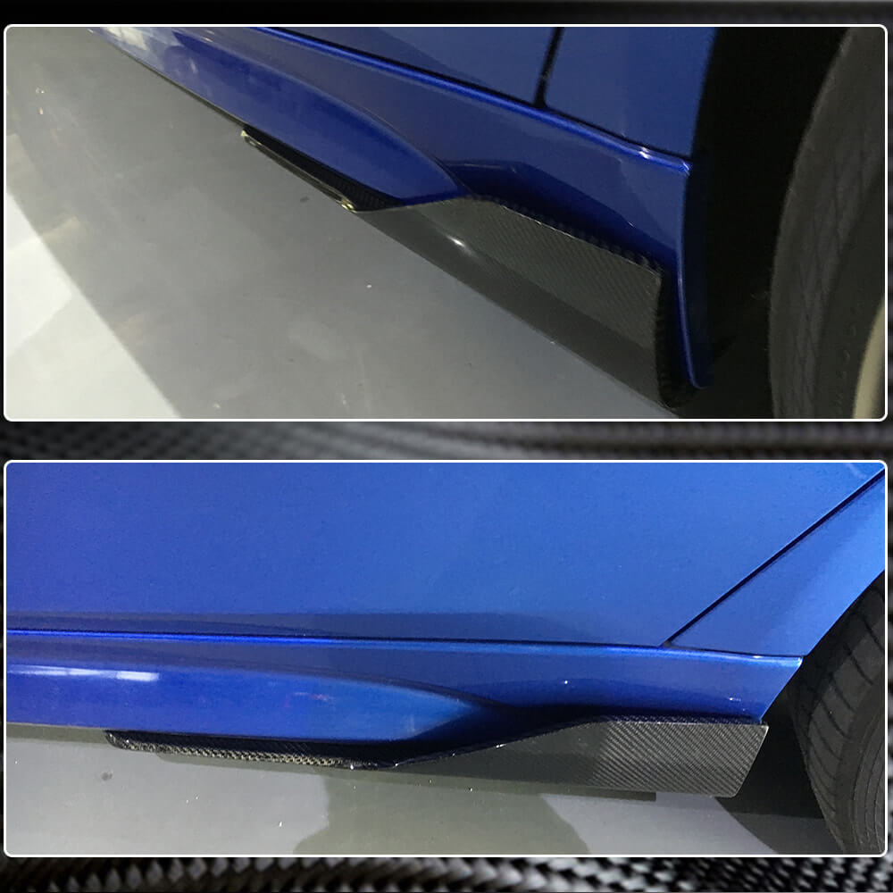 Side Skirts Splitter Carbon Fiber V3 (for M-Sport) for BMW 3 series F-30/31/34 2012-2019 - image 4