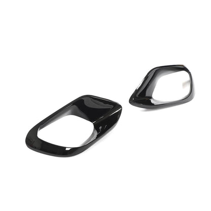 Front bumper extensions (for CLA45 AMG 2019-2022, ABS) for Mercedes CLA C118 2019- - image 4