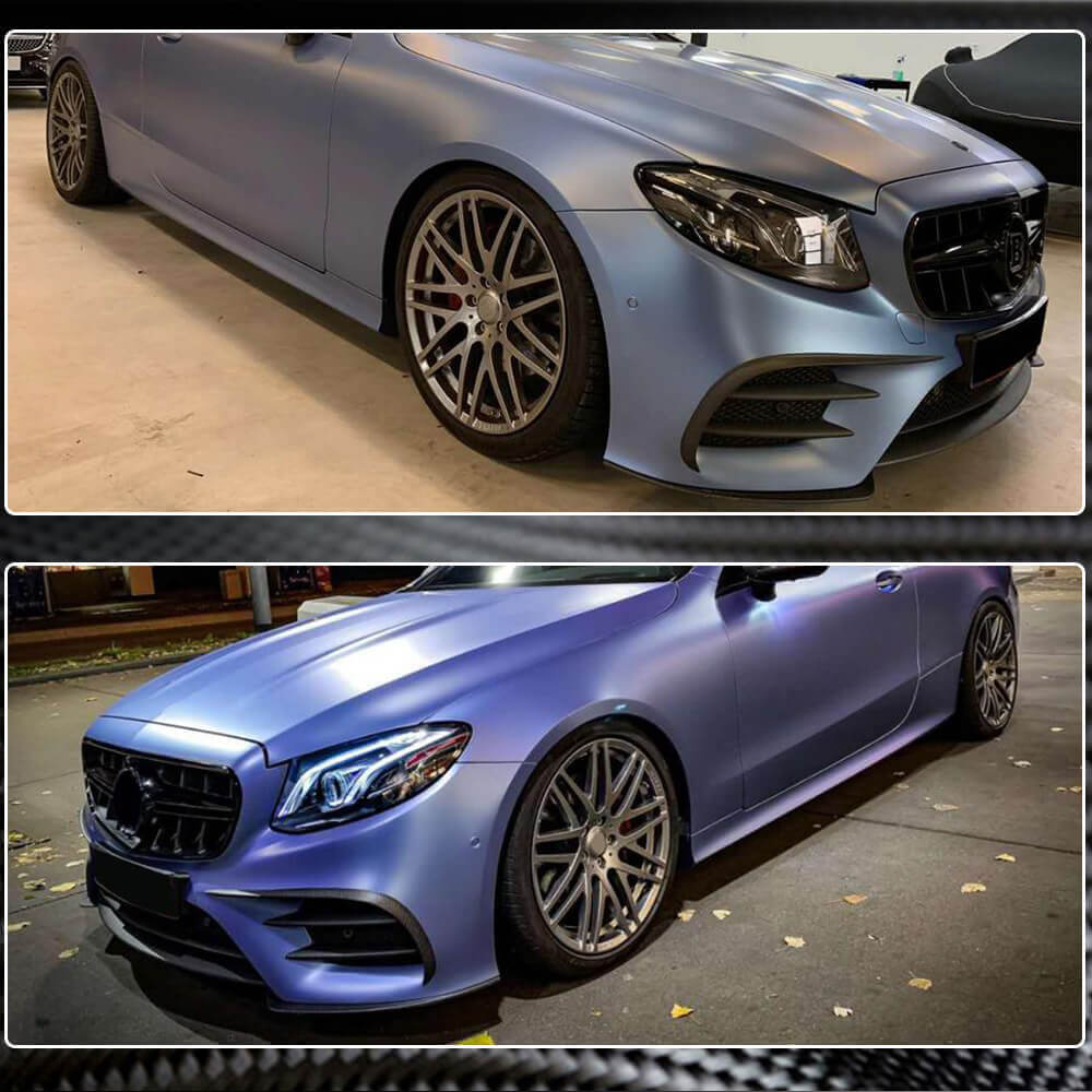 Front Bumper Lip for AMG-Line 2017-2019 Carbon for Mercedes E-class coupe C238 2016-2024 - image 4