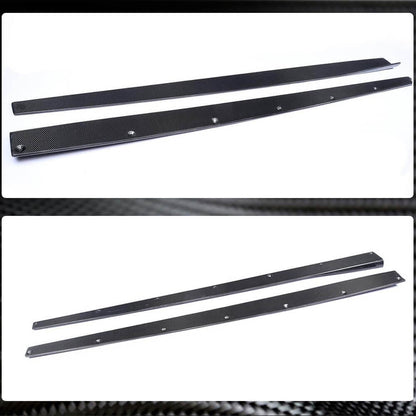 Side Skirt Extensions V1 (for F82/F83, Carbon) for BMW 4 Series F32/F33/F36 2012-2020 - image 4