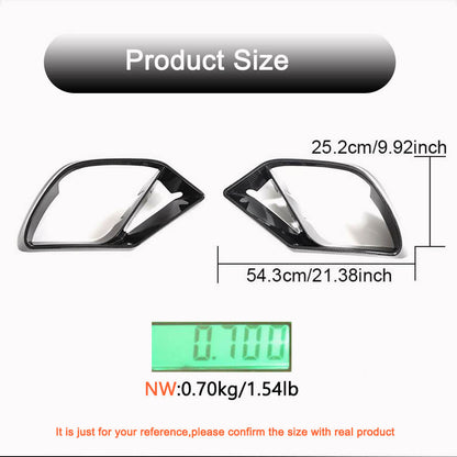 Bumper Inserts (for GT43/GT50/GT53 2018-2022, Carbon) for Mercedes AMG GT 4 X290 2018- - image 4