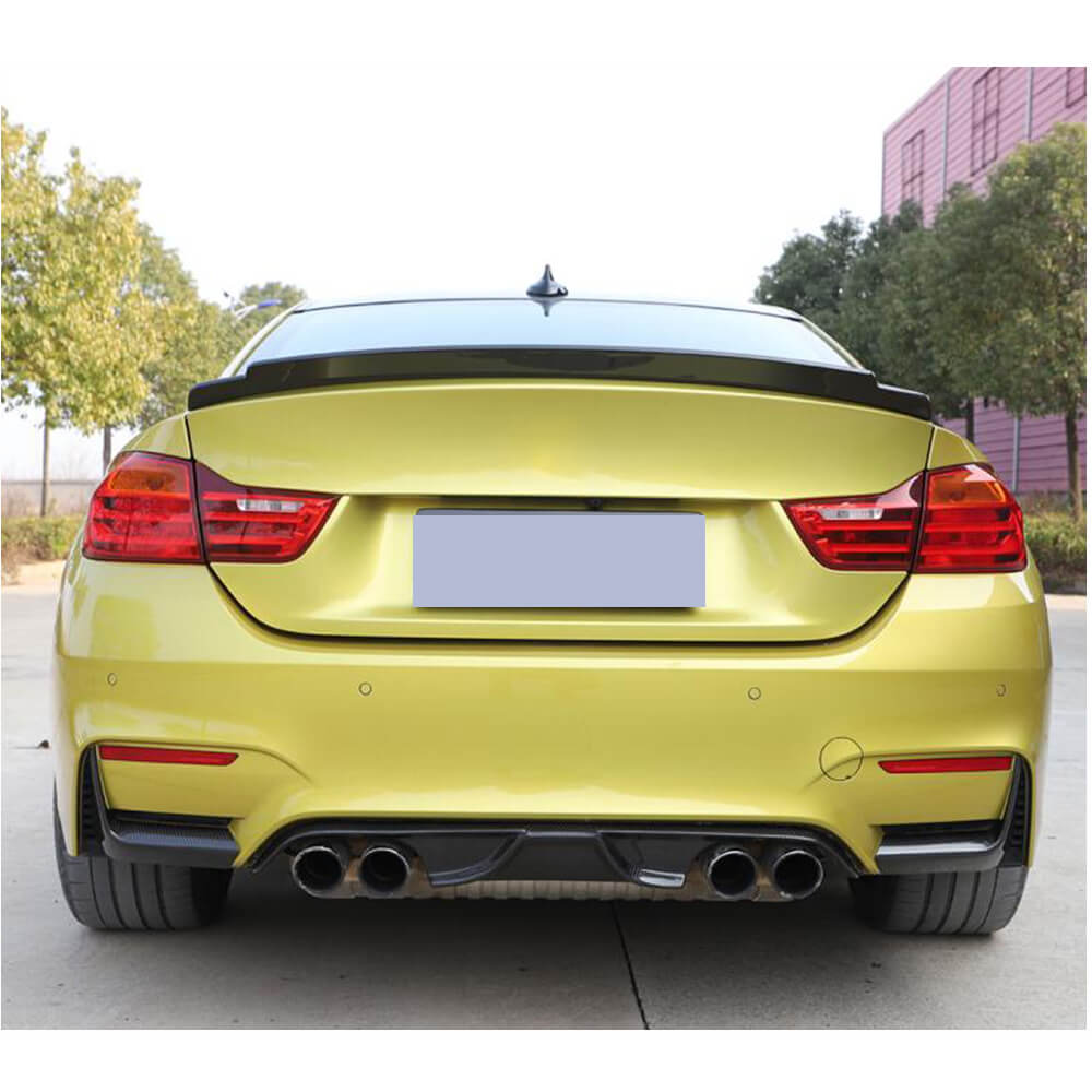 Rear Trunk Spoiler Carbon Fiber V3 (for F82) for BMW 4 series F-32 2012-2020 - image 4
