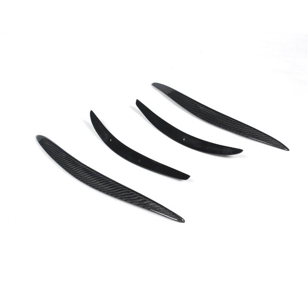 Rear bumper trims (for S-Line SD 2012-2016, Carbon) for Audi A3 2012-2020 - image 4