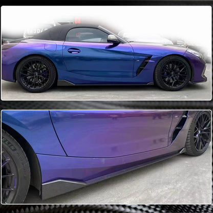 Side Skirt Extensions (for M-Sport, Carbon) for BMW Z4 (G29) 2018- - image 4