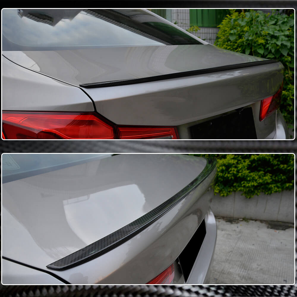 Rear Trunk Spoiler Carbon Fiber V9 (SD) for BMW 5 Series G30/31 2017-2023 - image 4