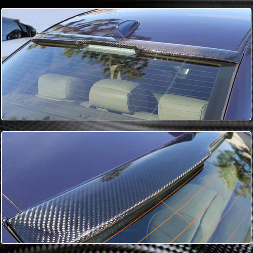 Rear Roof Spoiler Carbon Fiber (E60) for BMW 5 series E-60/61 2003-2010 - image 4