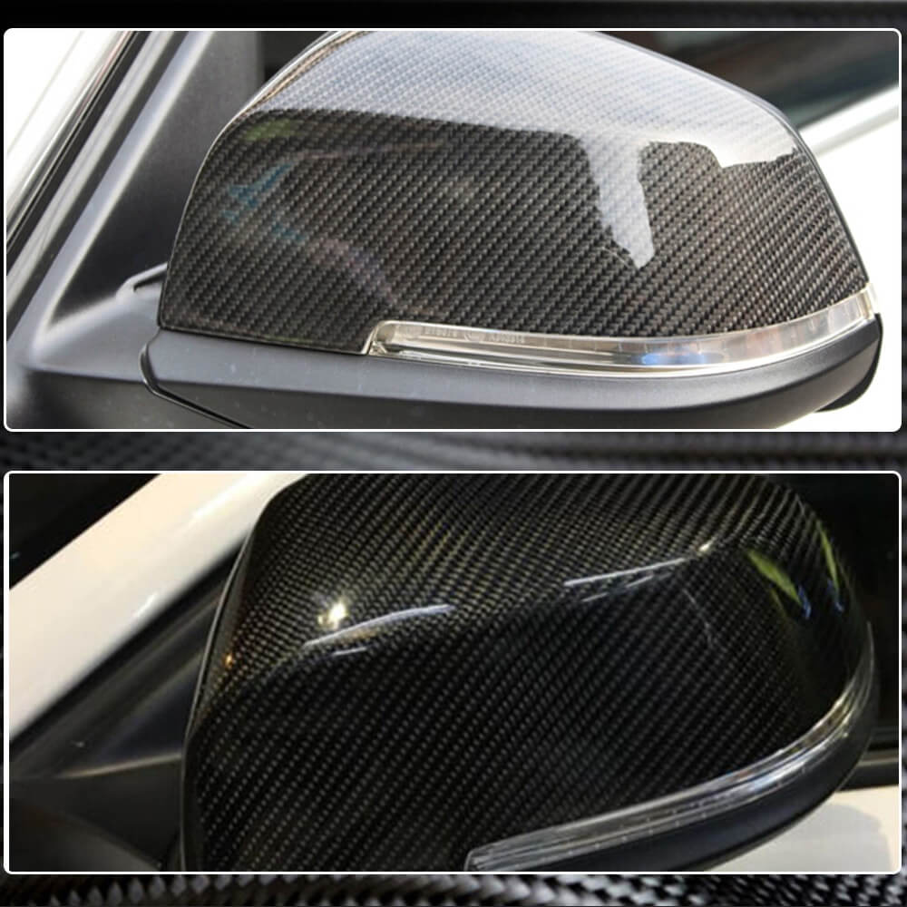 Mirror Covers Pair Carbon Fiber V1 for BMW 1 series F20/21 2011-2019 - image 4