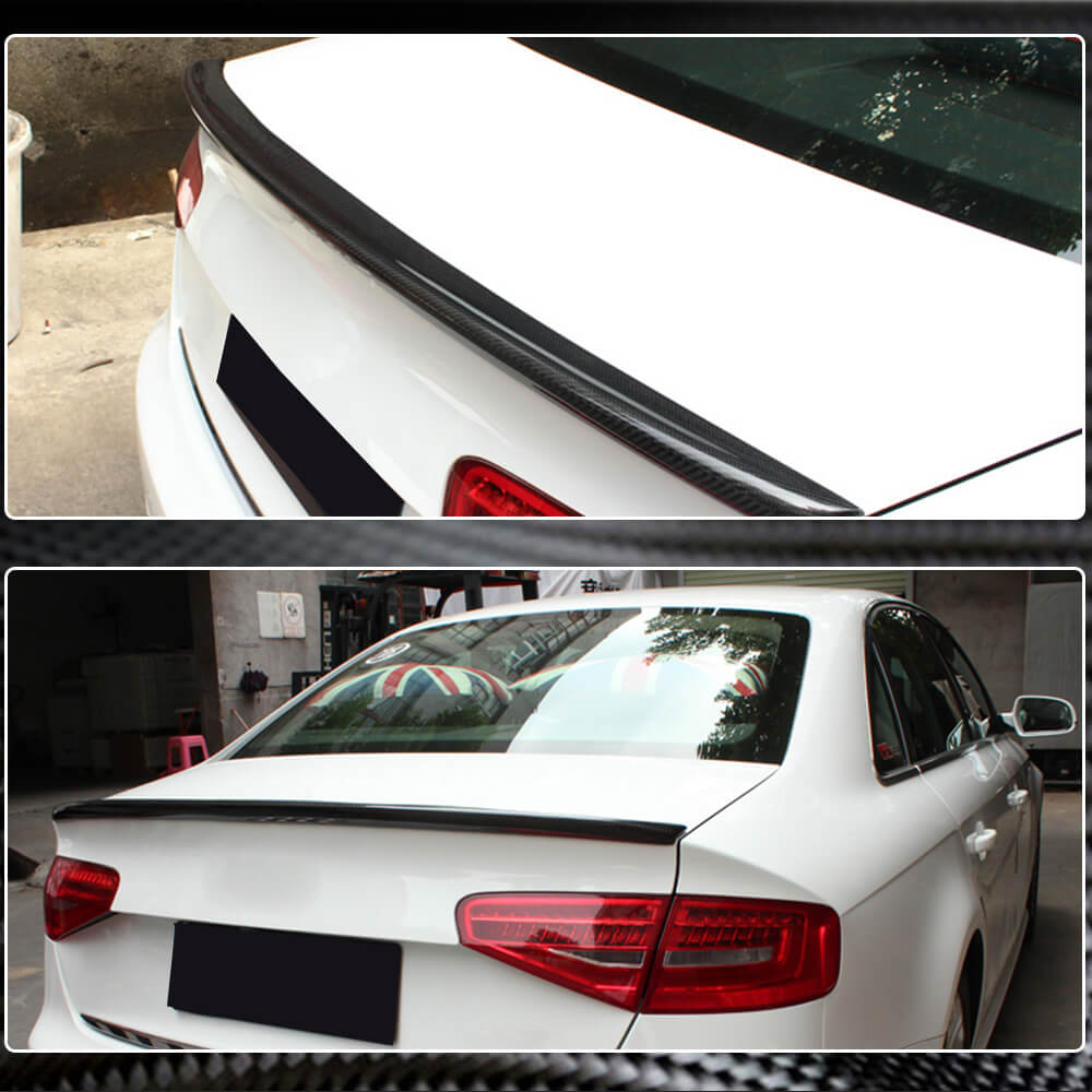 Spoiler V2 (for Base 2011-2015, Carbon) for Audi A4 B8 2007-2015 - image 4