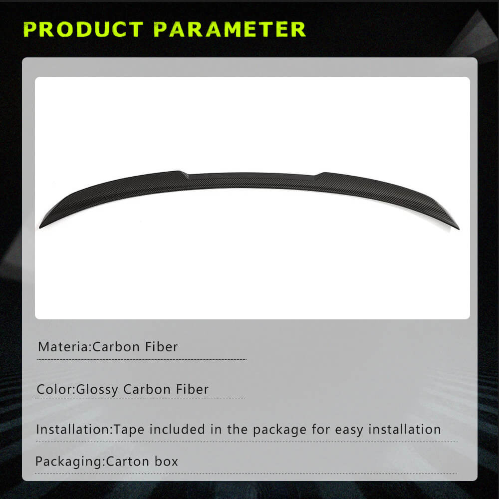 Rear Trunk Spoiler Carbon Fiber V1 (SD) for BMW 3 series G20/21 2018- - image 4