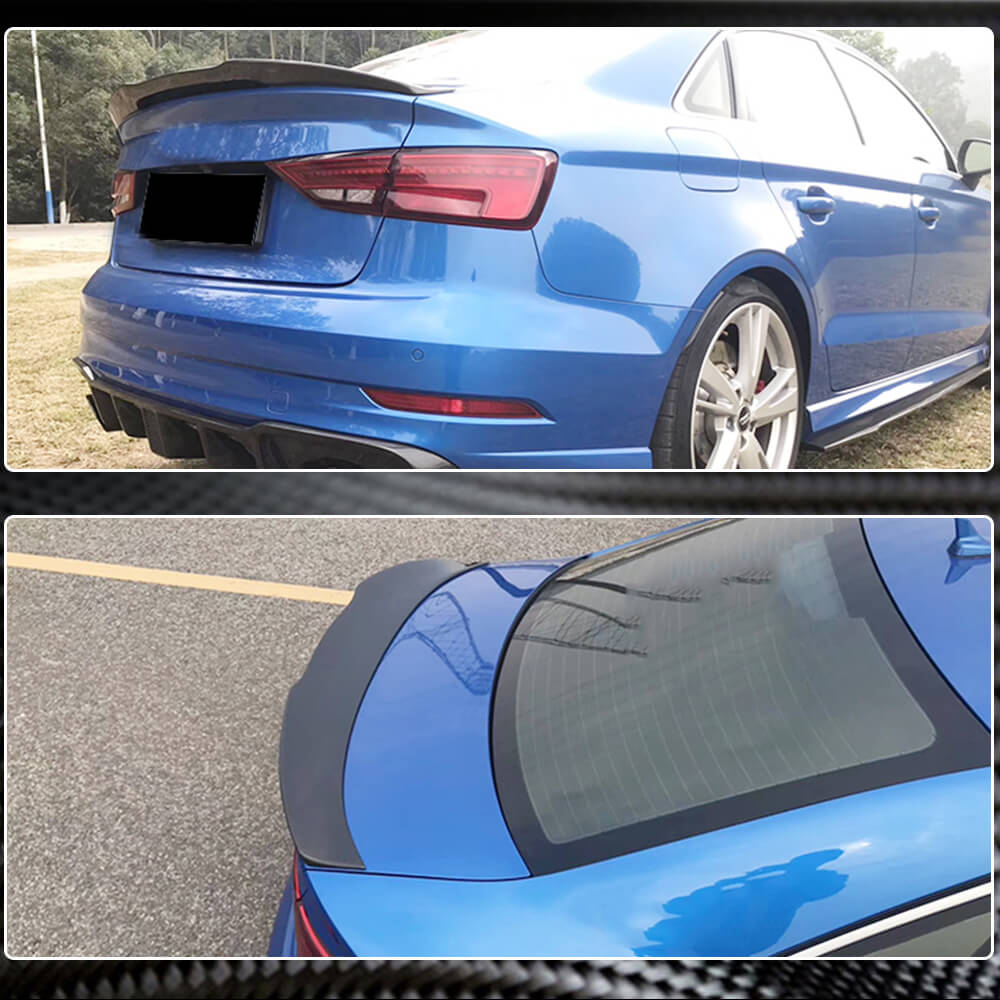Spoiler V5 (for SD, Carbon) for Audi A3 2012-2020 - image 4
