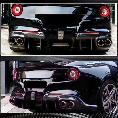 Rear bumper diffuser (2012-2014, Carbon) for Ferrari F12 Berlinetta - image 4