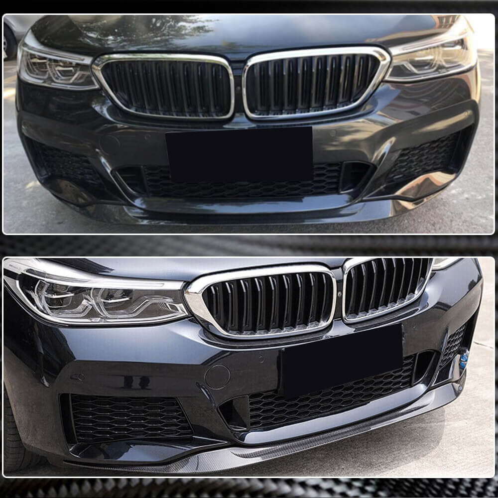Front Bumper Lip for M-Sport 2017-2020 Carbon for BMW 6 Series G32 2017- - image 4