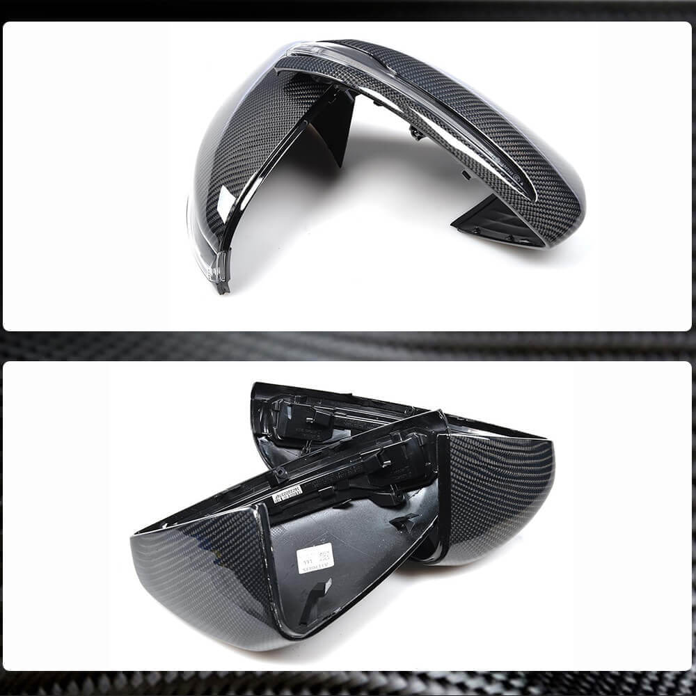 Mirror covers V2 (2014-2017, Carbon) for Mercedes S-class W222 - image 4