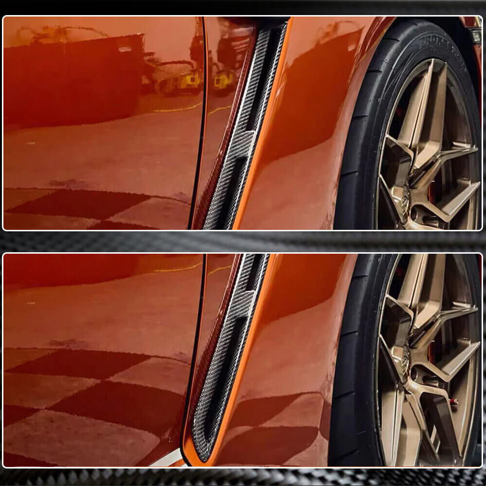 Carbon Front Fender Covers (2009-2015) for Nissan GT-R 2008-2025 - image 4