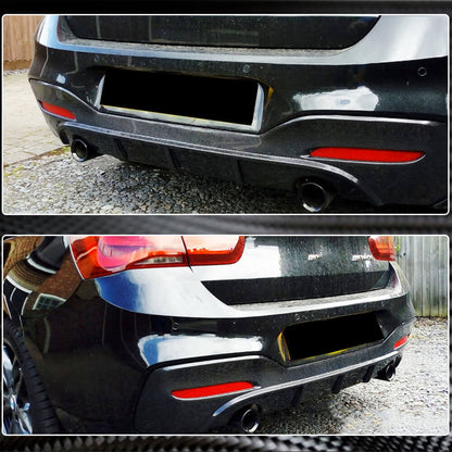 Rear Bumper Diffuser Carbon Fiber (2015-2019, M Sport) for BMW 1 series F20/21 2011-2019 - image 4