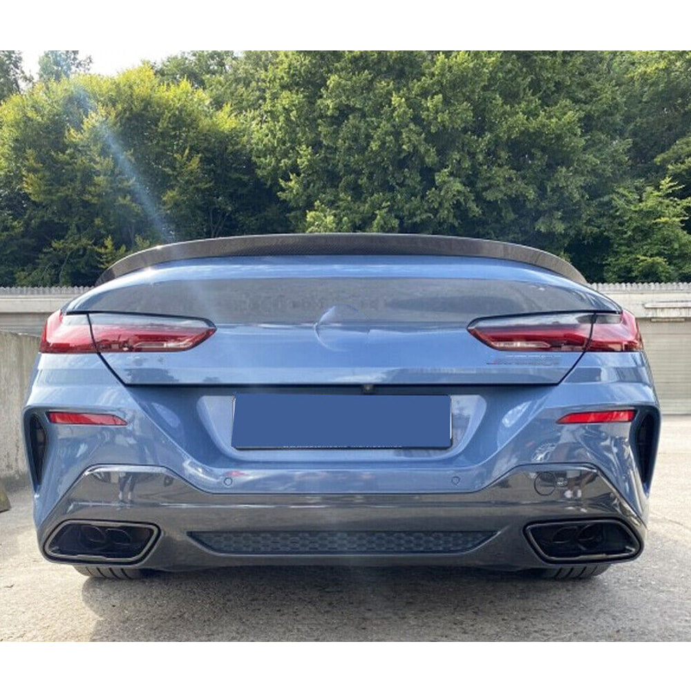 Rear Trunk Spoiler Dry Carbon Fiber V2 (for G15) for BMW 8 series G14/G15/G16 - image 4