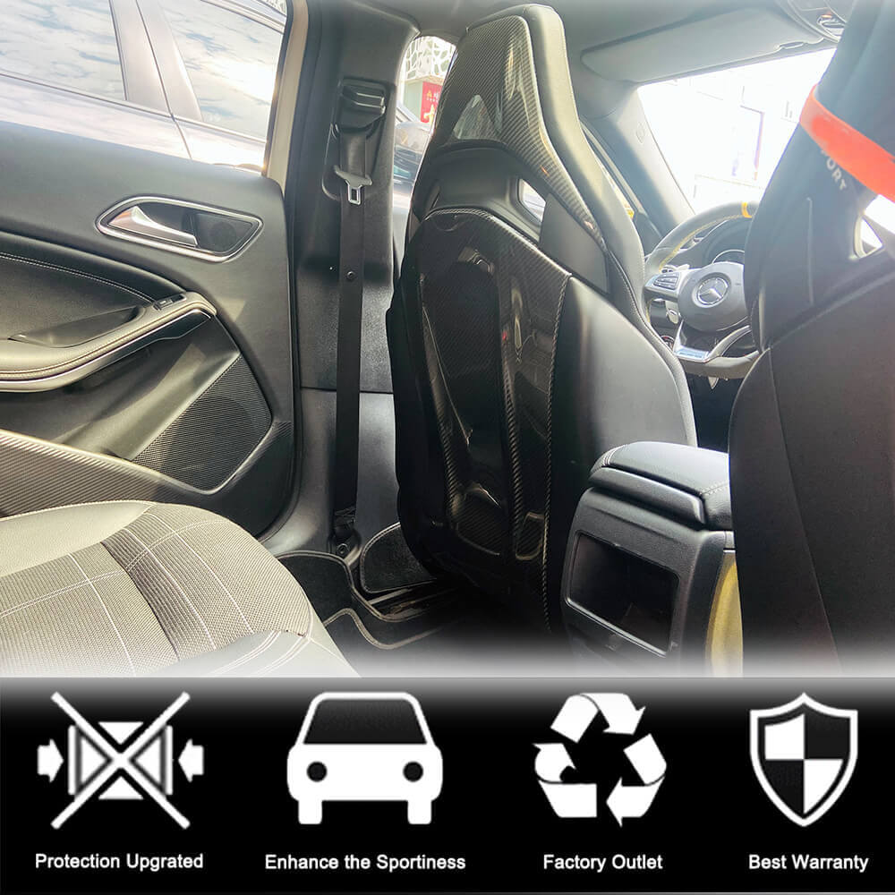 Dry Carbon Seat Covers for Mercedes C-сlass W205 2014-2021 - image 4
