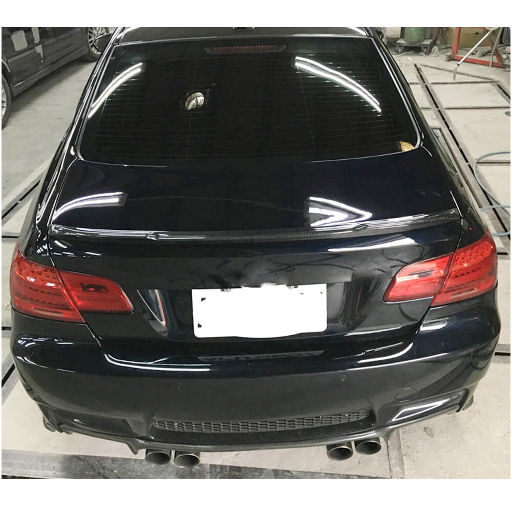 Rear Trunk Spoiler Carbon Fiber V2 (Coupe) for BMW 3 series E-90/91/92/93 2005-2011 - image 4