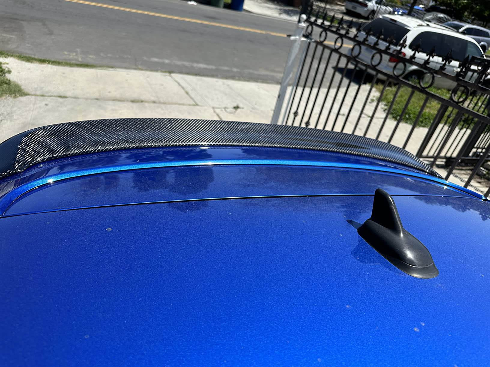 Spoiler V4 (for GTI/R HB 2010-2013, Carbon) for Volkswagen Golf 6 - image 4
