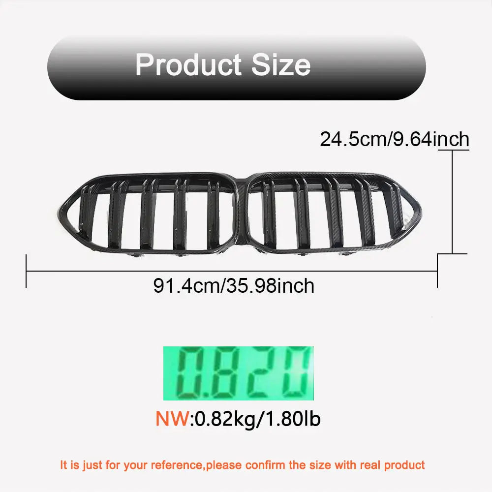 Dry Carbon Kidney Grilles for BMW 2 Series Gran Coupe F44 2020-2024 - image 4