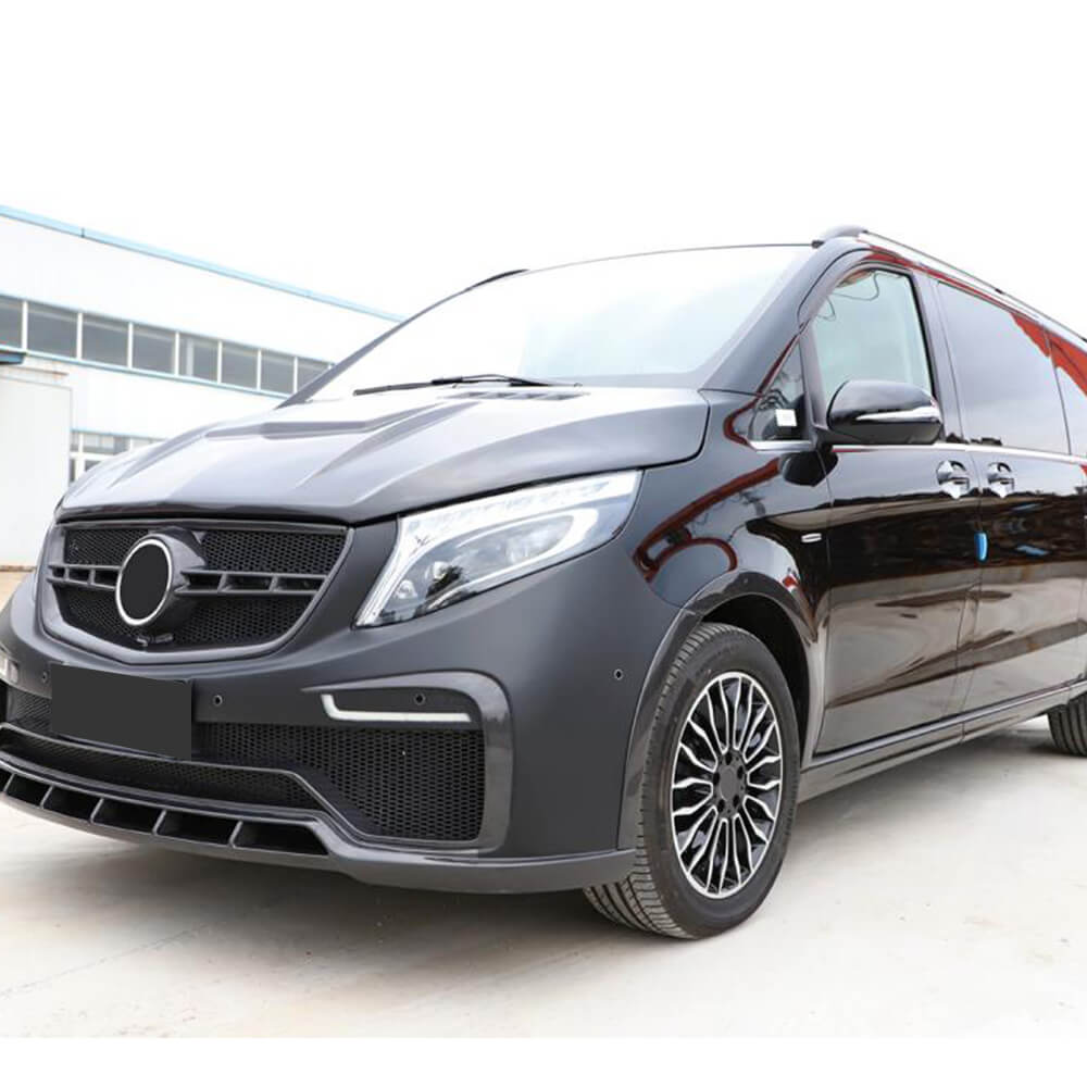 Hood V2 (2014-2019, Carbon) for Mercedes Vito / V-class W447 2014↗ year - image 4