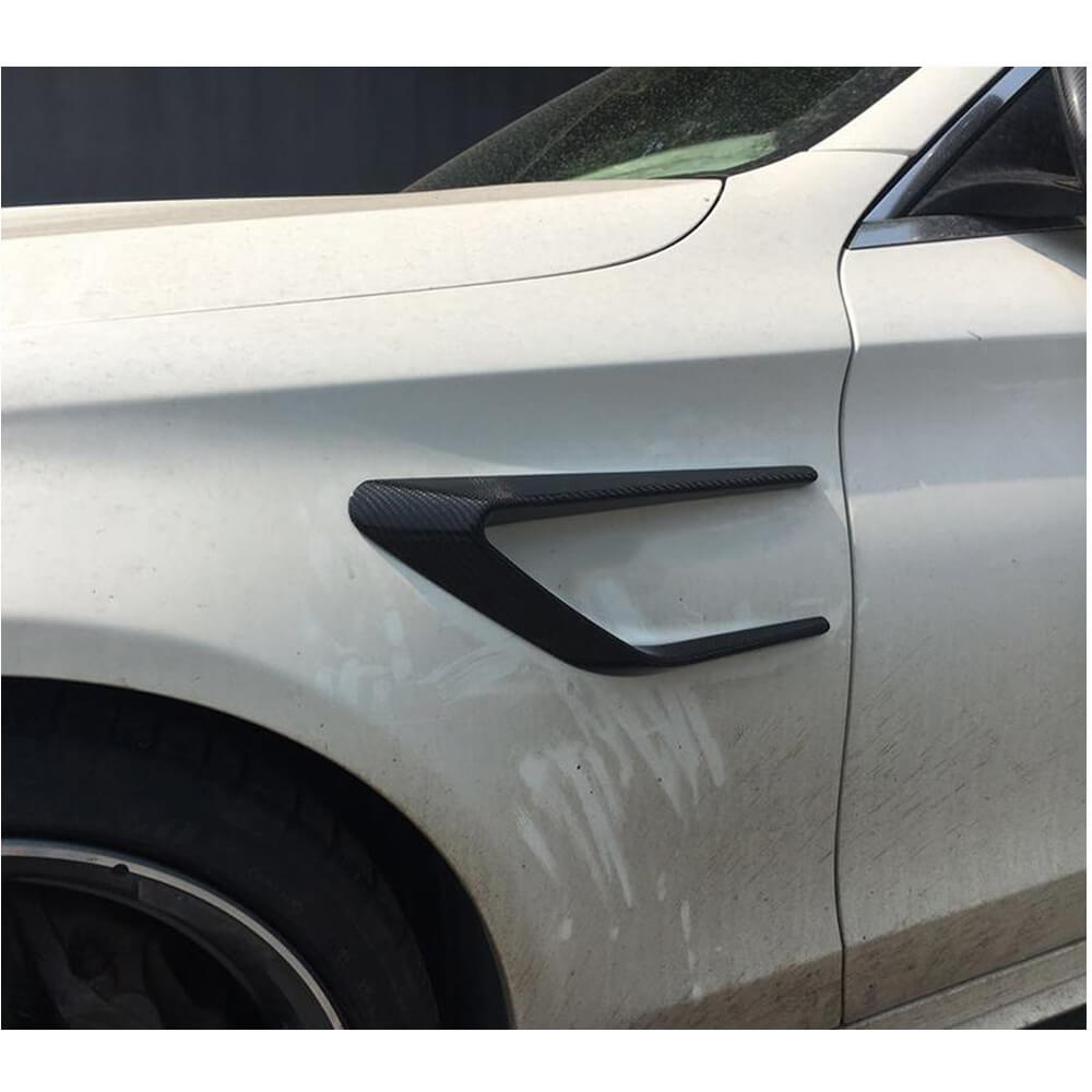 Carbon Front Fender Covers (for SD C63 AMG 2015-2019) for Mercedes C-сlass W205 2014-2021 - image 4