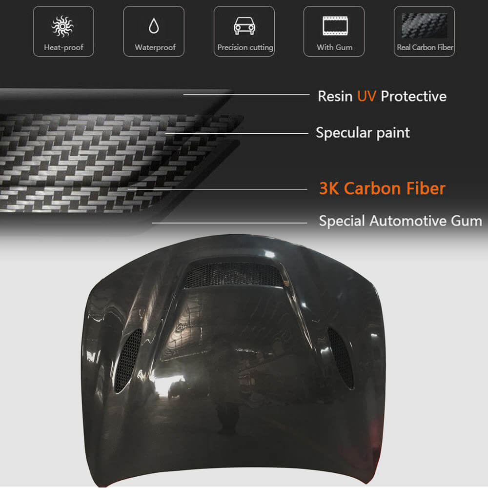 Hood V1 (Carbon) for Alfa Romeo Giulia 2016-2022 - image 4