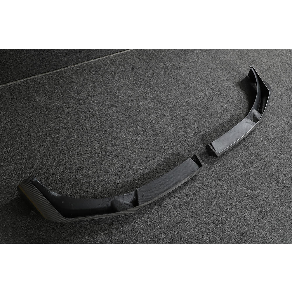 Front Bumper Lip (for M-Sport 2022-2024, Carbon) for BMW X3 G01 2018- - image 4
