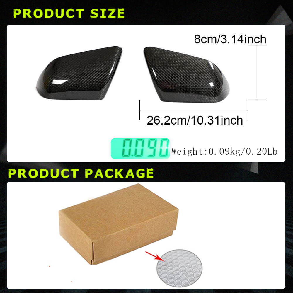 Mirror Covers (Carbon) for Ford Mustang 2024- - image 4