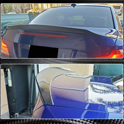 Rear Trunk Spoiler Carbon Fiber V1 (Coupe) for BMW 1 series E81/82/87/88 2004-2011 - image 4