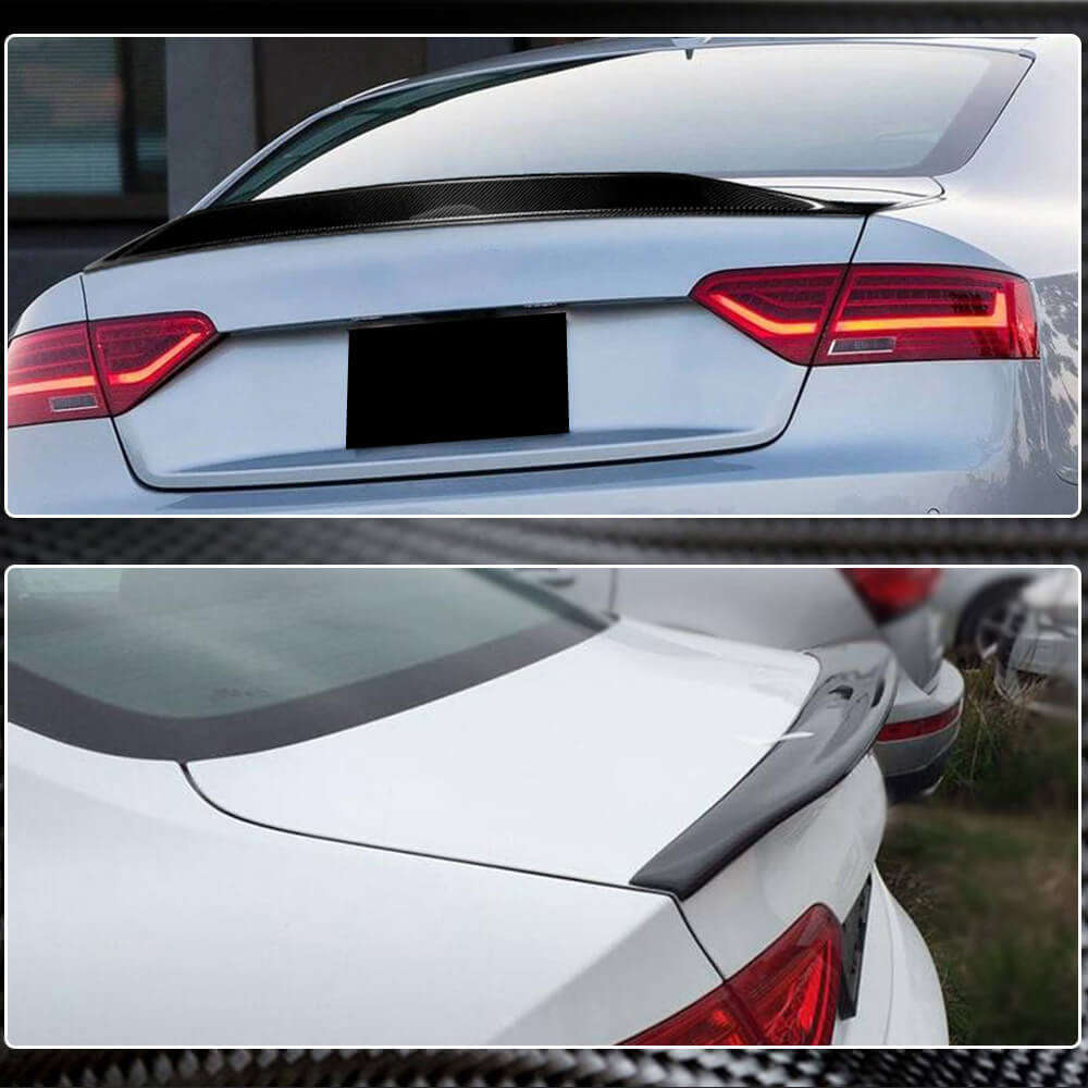 Spoiler V6 (for Coupe, Carbon) for Audi A5 2007-2015 - image 4